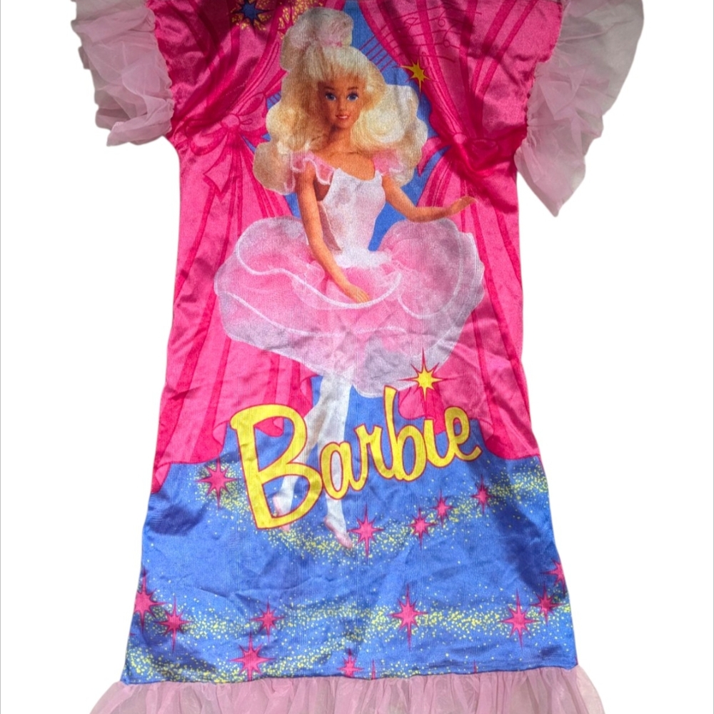 Rubies Vintage Barbie Costume Dress girls medium